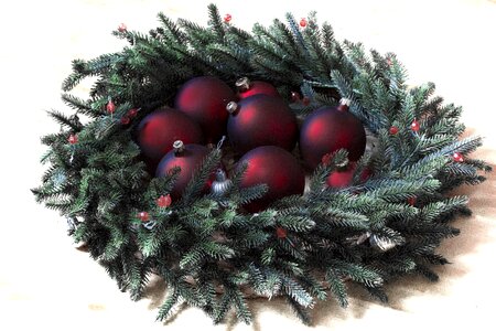 Ornament christmas balls christmas background photo