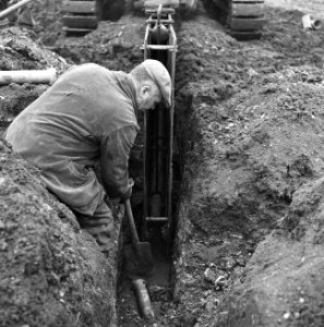 Drainage, arbeiders, bos en kalis nv, IJpolder, Bestanddeelnr 160-0437