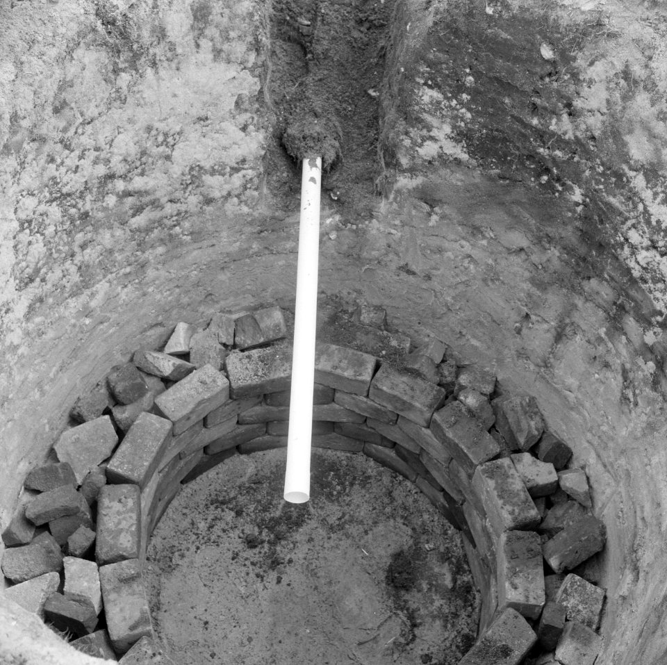 Drainage, proefbanen, afvoer, zinkpunten, Bestanddeelnr 165-1069