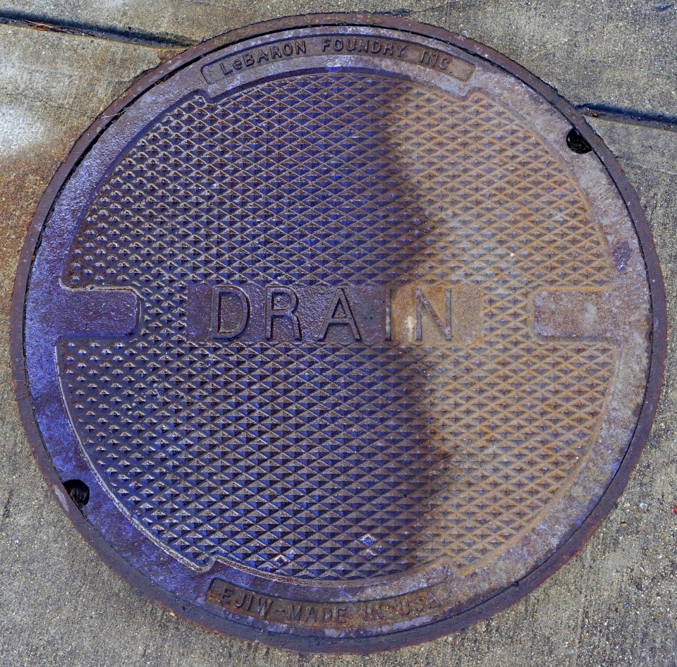 Drain, LeBaron Foundry Inc, ejiw, Made in USA - Arlington, MA - DSC03043
