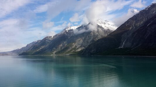 Nature mountain peak outdoors photo