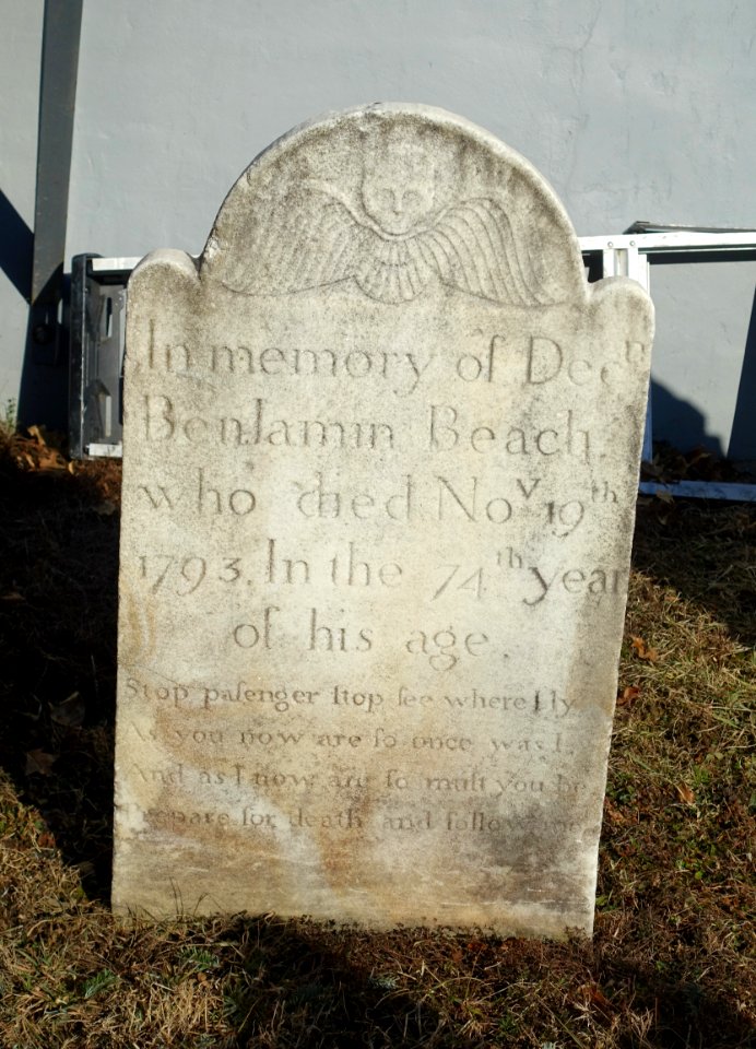 Dr. Benjamin Beach - Spencertown Cemetery - Austerlitz, New York - DSC07620