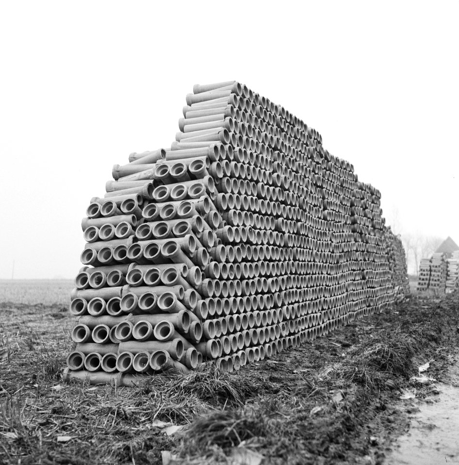 Drainage, buizen, bos en kalis nv, IJpolder, Bestanddeelnr 160-0438