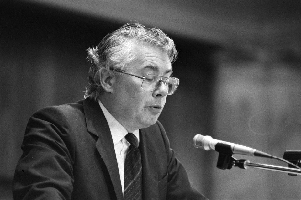 Dr. G. Brenninkmeyer (voorzitter Akademische Raad) tijdens zijn openingsrede bij, Bestanddeelnr 931-6639
