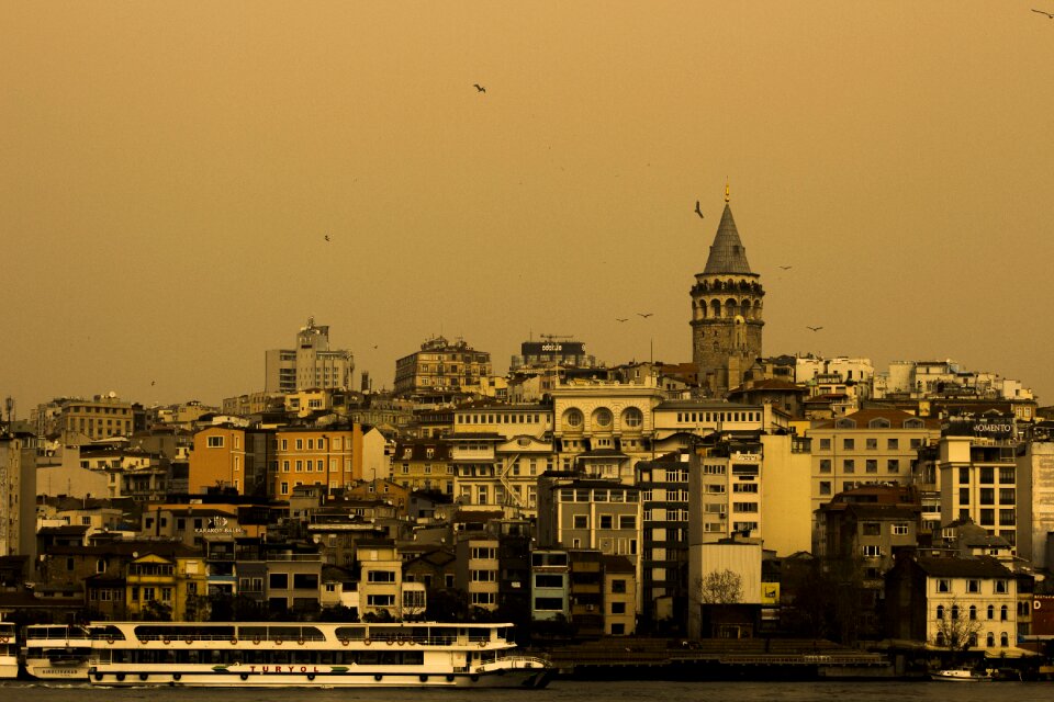 Townscape panoramic galata