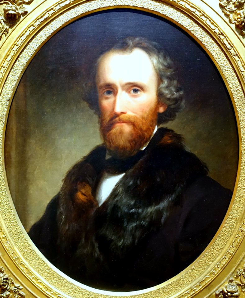 Dr. William Hamilton Stockwell by Charles Loring Elliott, 1851, oil on canvas - Portland Art Museum - Portland, Oregon - DSC08741