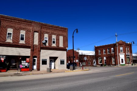 Downtown Fredericksburg, Iowa