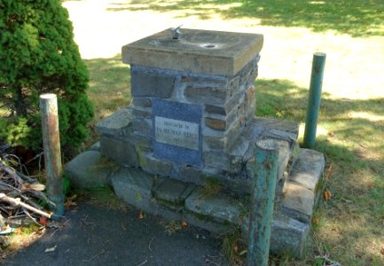 Dr. Milman Pease memorial fountain - Brookfield, Massachusetts - DSC02336 photo