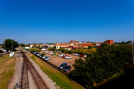 Downtown Ruston from Bonner Street Bridge