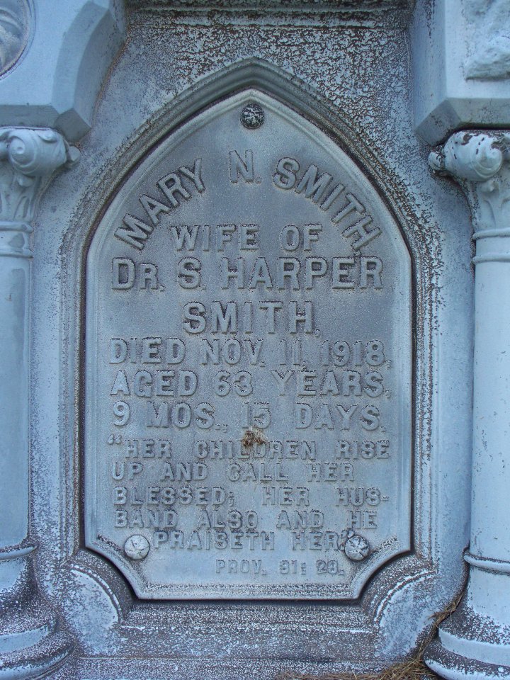 Dr. S. Harper Smith Monument, Richland Cemetery, 2015-05-25, 03
