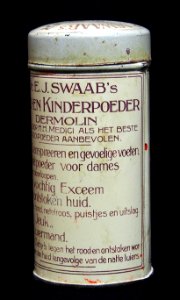 Dr EJ Snaab, Dermolin huid en kinder poeder blikje, foto6