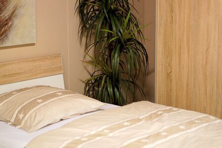 Bedroom bed linen furniture photo