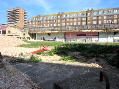 Demolition of Circus Street Municipal Market, Circus Street, Brighton (March 2017) (4)