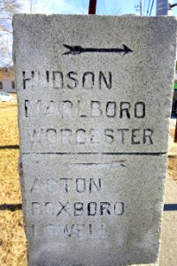Directional marker - Stow, Massachusetts - DSC08715