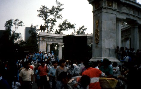 Demonstration-Protest in Mexico City, May 1, 1989-09