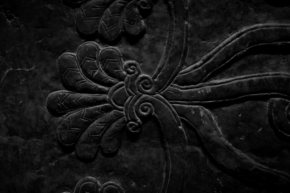 Details from the palace reliefs of Neo-Assyrian king Ashurnasirpal II (883-883 BC) on view at the Metropolitan Museum of Art