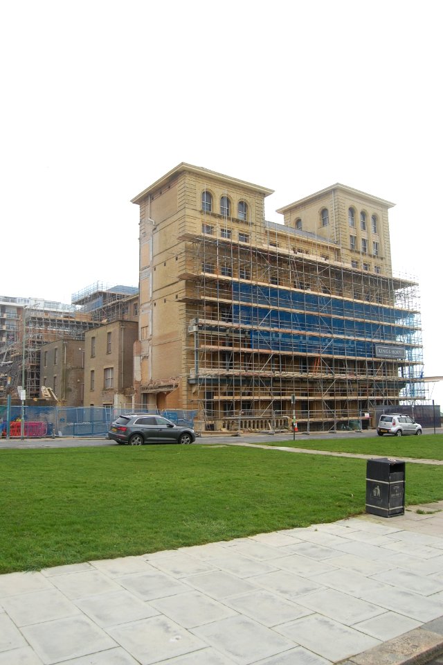 Demolition of North Wing of King's House, Queen's Gardens, Hove (2 February 2020) (3)