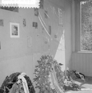 De kamer van Anne Frank die zij delen moest met de tandarts Dussen, Bestanddeelnr 911-2118