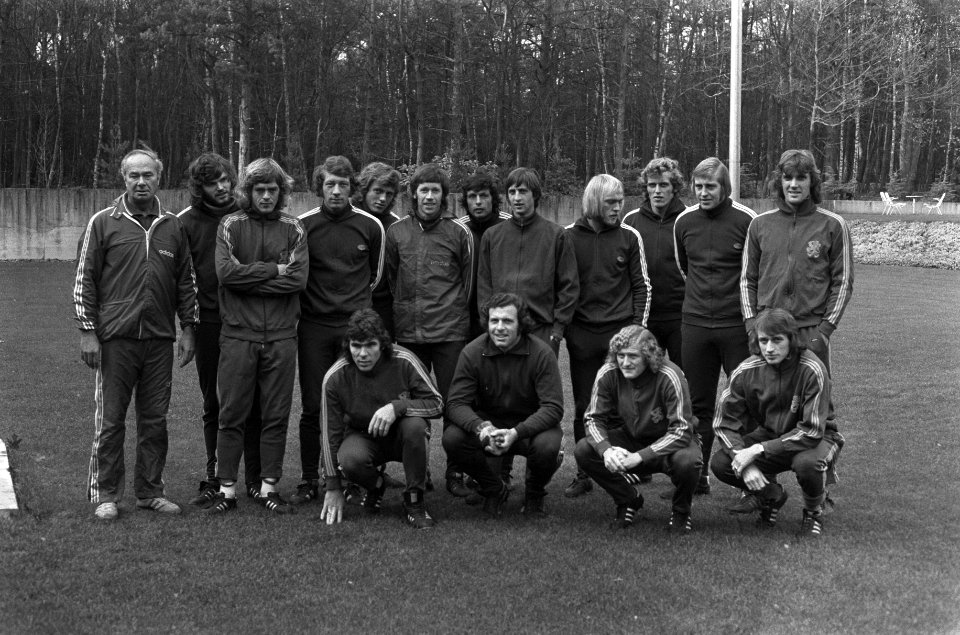 De selectie poseert, Bestanddeelnr 926-8247