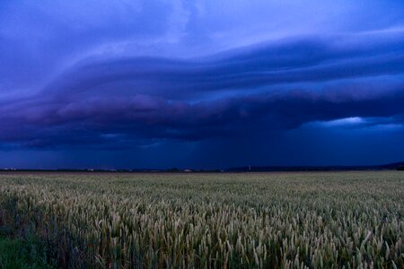 Agriculture shelf cloud squall line