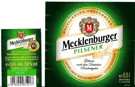 Darguner Brauerei GmbH - Mecklenburger Pilsner