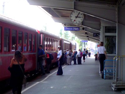 Davos Dorf, railwaystation
