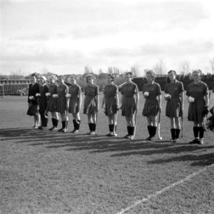 Dames-hockey Nederland tegen Belgie 't 11-tal van Nederland, Bestanddeelnr 902-6371