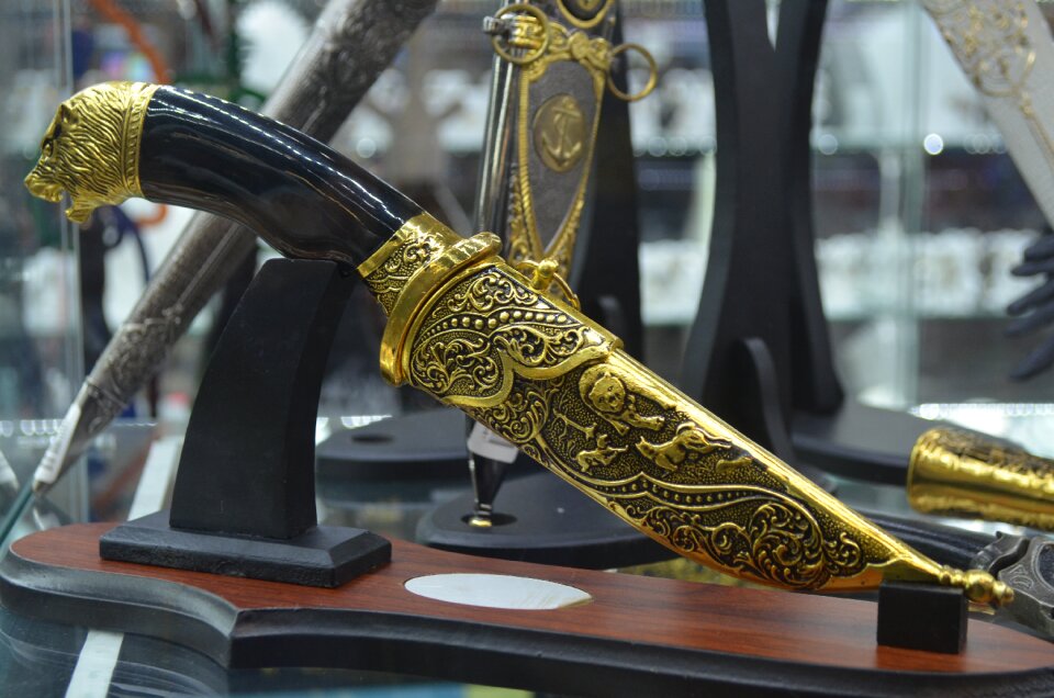 Golden luxury ornament