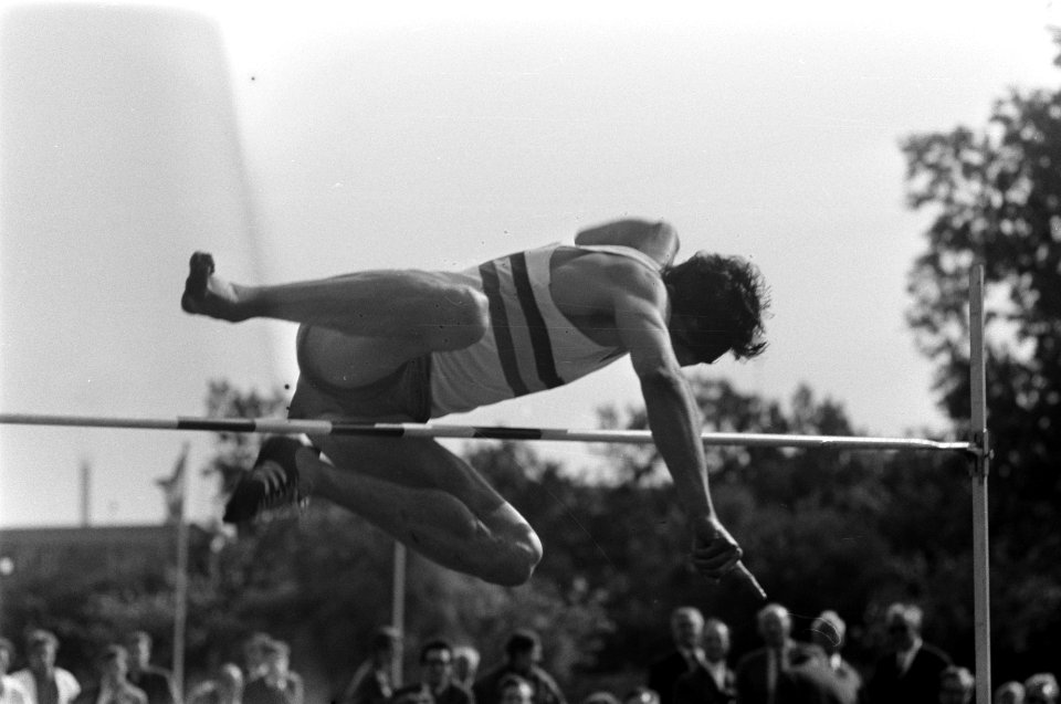 Dames atletiek vijfkamp en Heren tienkamp Nederland, Belgie Groot Brittannie te , Bestanddeelnr 922-5019