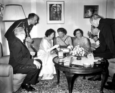 Diner aangeboden door de president van Israel aan het Koninklijk paar in de Amba, Bestanddeelnr 909-7148