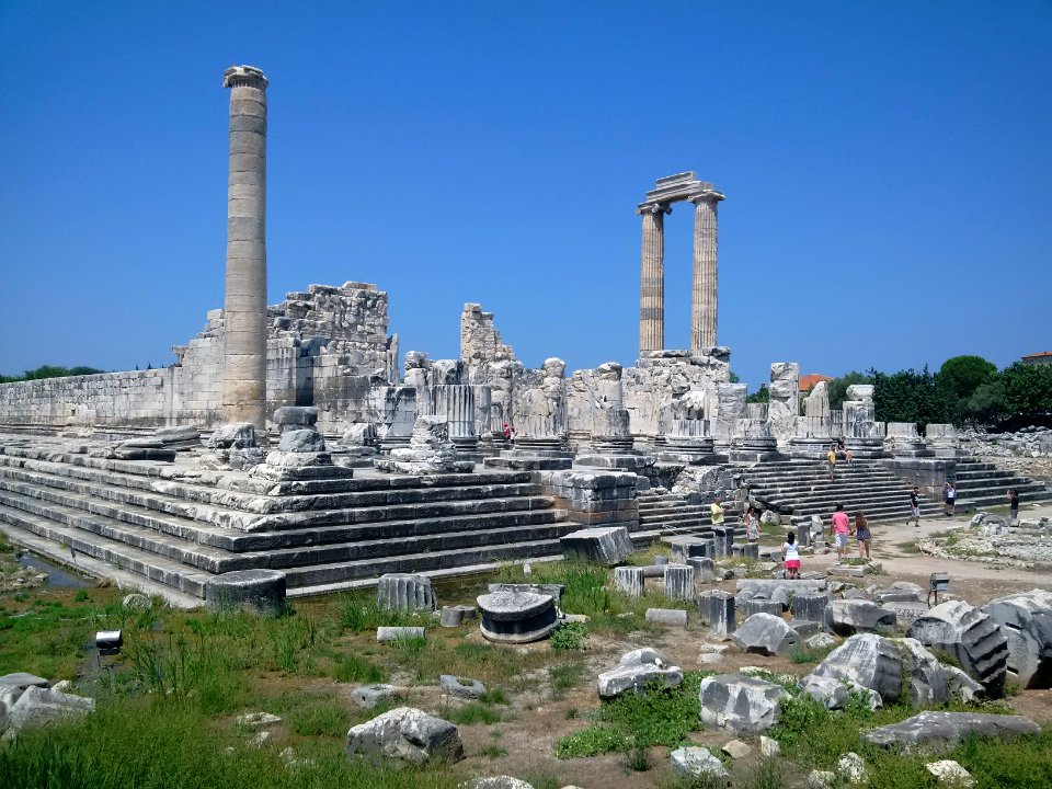 Didyma, Turkey, Temple of Apollon, from behind