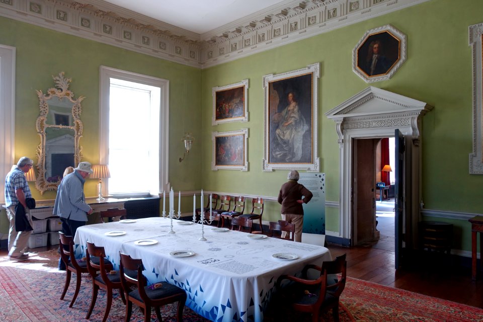 Dining room, view 1 - Lacock Abbey - Wiltshire, England - DSC00945