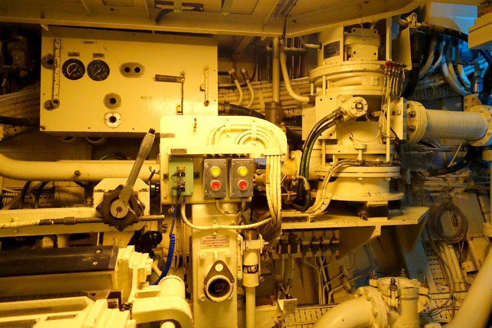 Controls - HSwMS Neptun - Marinmuseum, Karlskrona, Sweden - DSC08982