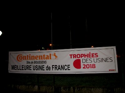 Continental Automotive France Récompense Boussens 2018