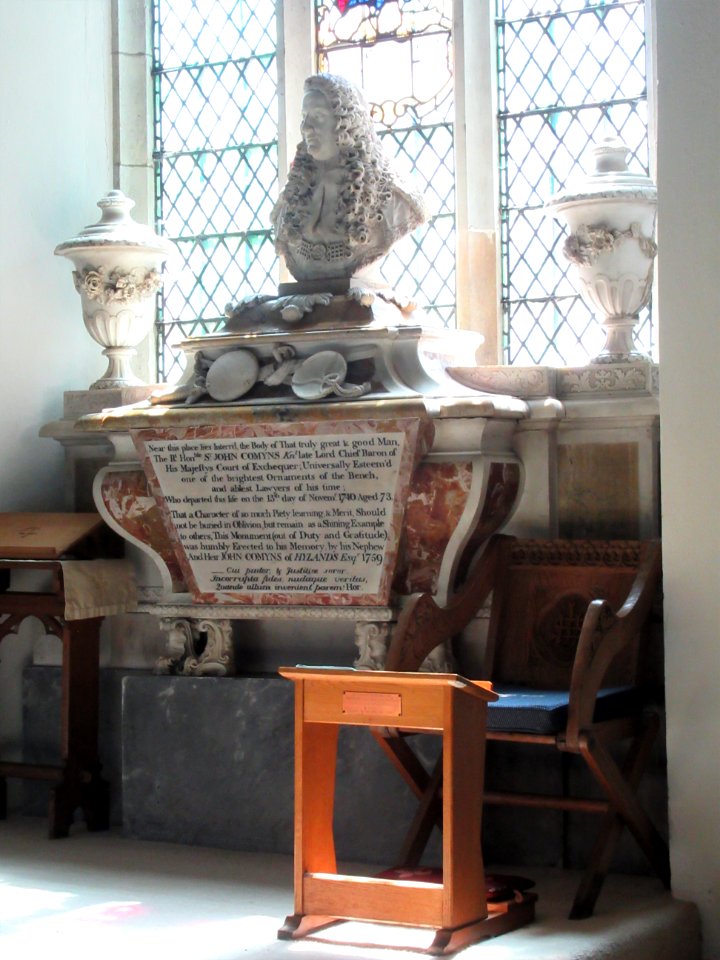 Comyns memorial, All Saints, Writtle 01