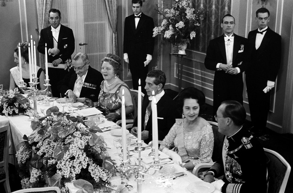 Contradiner van Mexicaanse President in het Kasteel Oud-Wassenaar , bij het betr, Bestanddeelnr 915-0046