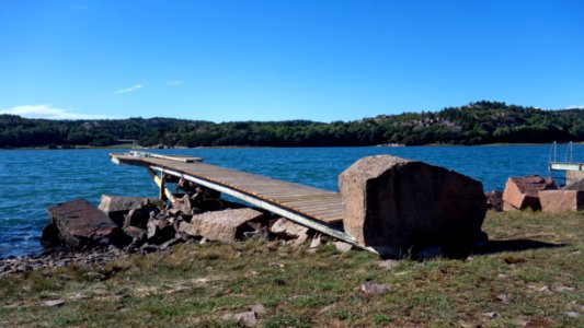 Counterweight jetty in Loddebo 2 photo