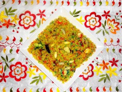 Coloured Zarda Chawal