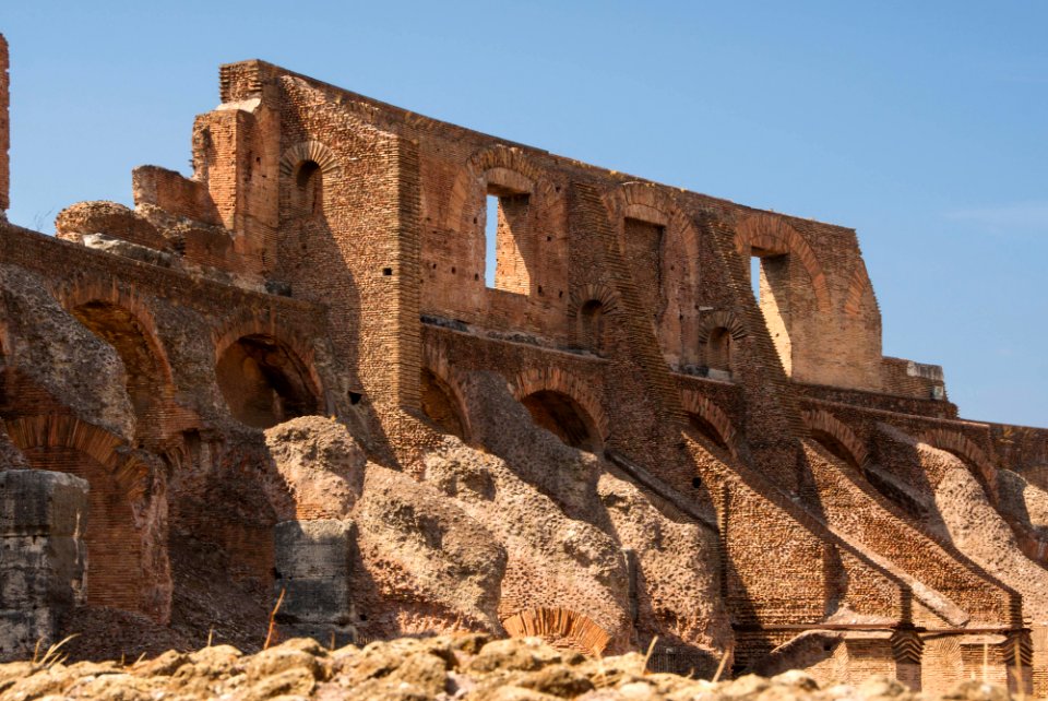 Colosseum superstructures Rome Italy