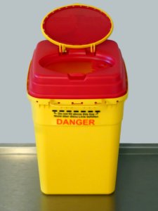 Container for medical sharp and infectious waste
