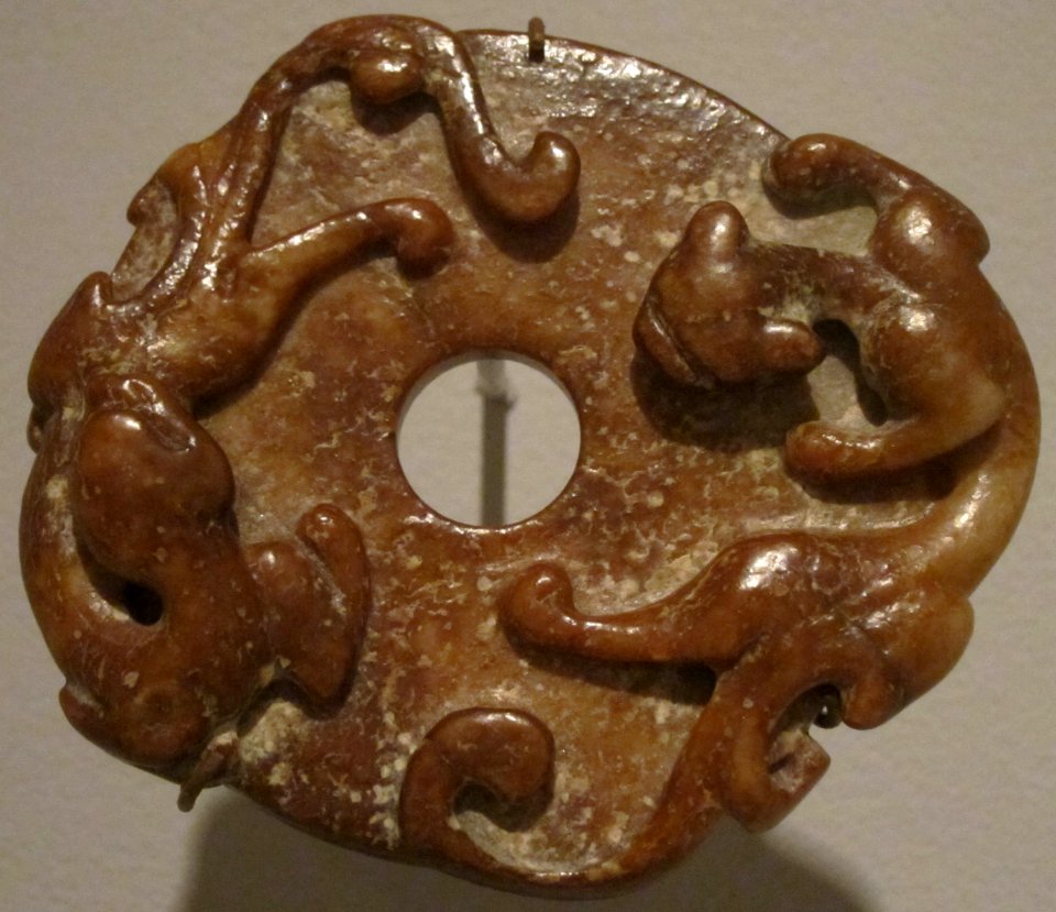 Disk (bi) from China, Han dynasty, nephrite, Honolulu Museum of Art, II
