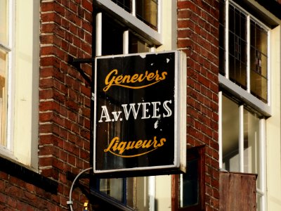 Distilleerderij De Ooievaar, A van Wees, Driehoekstraat, Amsterdam, foto 2