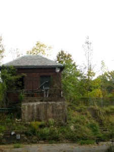 Disused building at the New Milford Plant