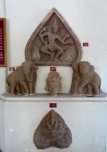 Display, Tra Kieu, 7th-8th century, Quang Nam - Museum of Cham Sculpture - Danang, Vietnam - DSC01541
