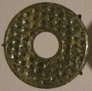 Disk (bi) from China, Han dynasty, nephrite, Honolulu Museum of Art, III