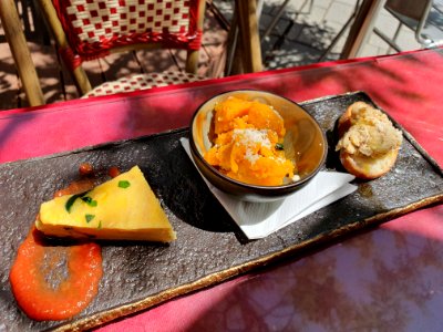 Dishes at Italian restaurant in Ebisu Garden Place 5