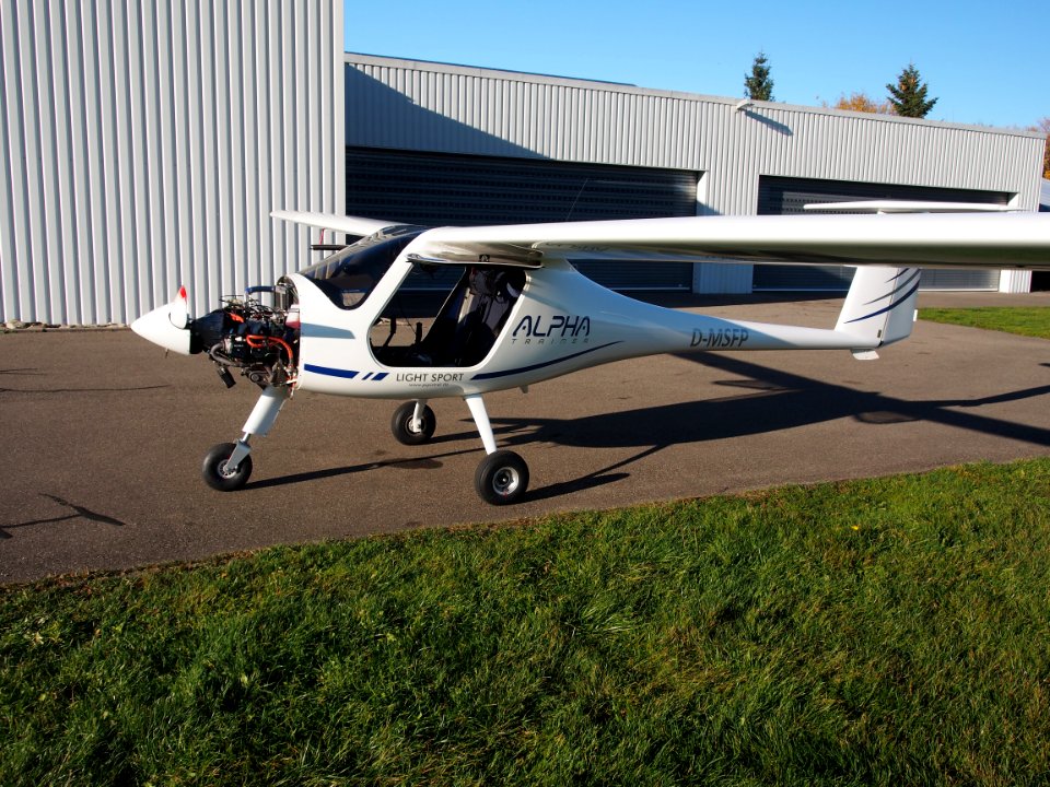 D-MSFP (aircraft) Pipistrel ALPHA Trainer pic1 at Villingen-Schwenningen