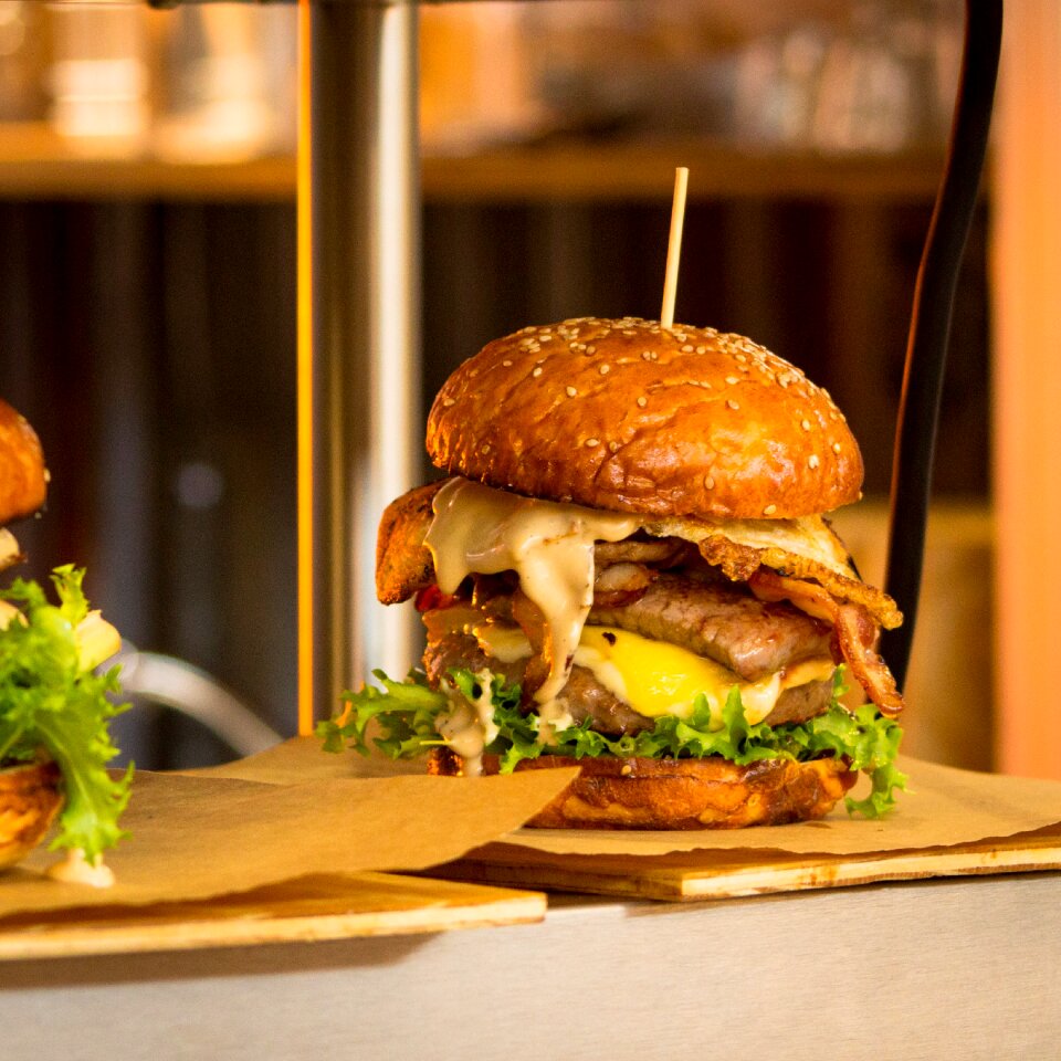 Hamburger fast meal