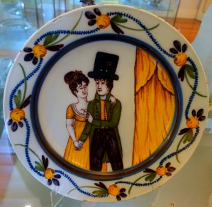 Dish, 1800-1825, faience - Fábrica de Miragaia - Museu Nacional de Soares dos Reis - Porto, Portugal - DSC00447