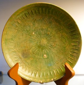 Dish, Ly dynasty, 11th-12th century AD, stoneware - Museum of Vietnamese History - Ho Chi Minh City - DSC06171
